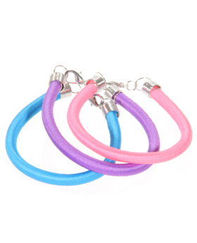Assorted Girl's Solid Bungee Cord Bracelet
