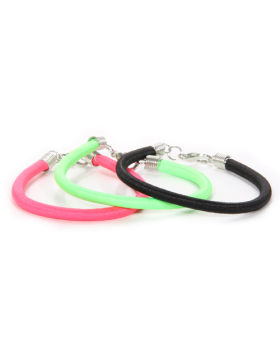 Assorted Solid Color Bungee Cord Bracelet