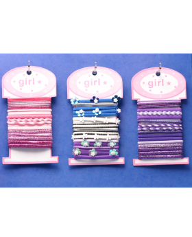 Assorted Thin Elastic Pony Tail Bands