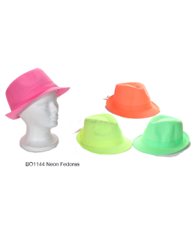 Assorted Neon Fedora