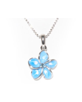 Assorted Flower with Rhinestone Neckalce