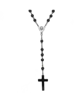 Hematite bead Rosary 