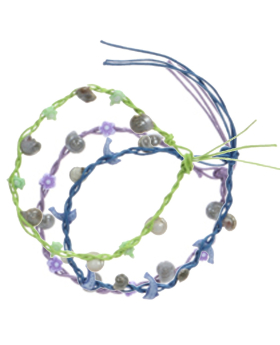 Assorted Sea Shell Turtle Woven Bracelet
