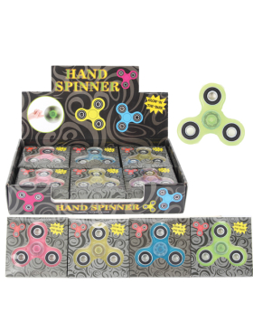 Assorted glow in The Dark Spinner Toys