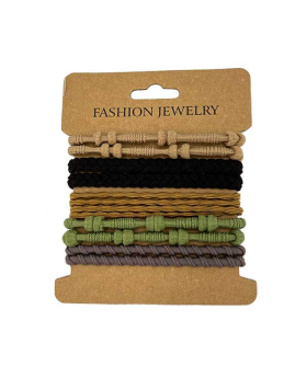 Assorted carded Hair Ties