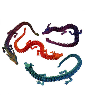 3D 12" Assorted Dragon