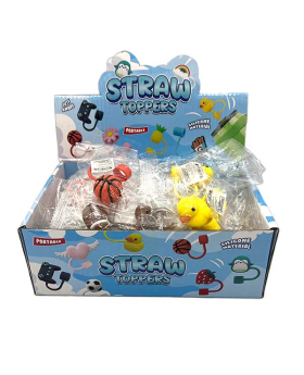 Assorted Straw Toppers