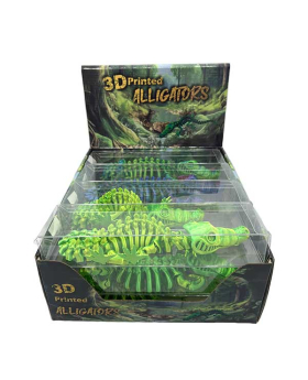 3D printed alligator toy