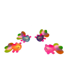 Glitter Squish Gold Fish assorted colors
