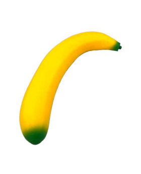 Jumbo Squeeze Dough Banana.  ( estimated arrival June 1)