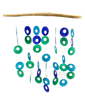 Doughnut shape 4 Color Capiz Chime