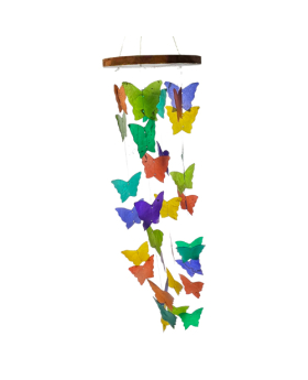 Capiz Butterfly Chimes