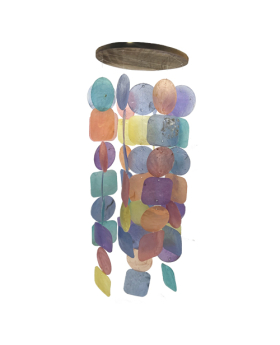 Small Pastel Colored Capiz Chime