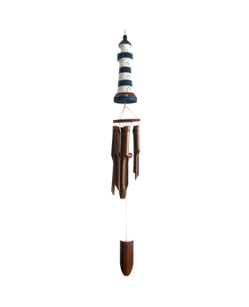Bamboo Chime with Lighthouse Top