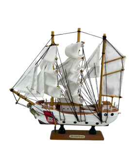 Wood US Coast Guard Ship Model