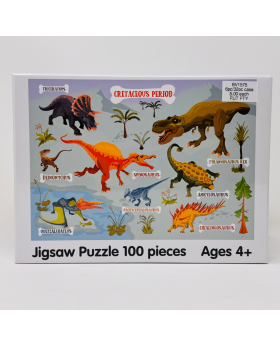 Kids 100 pc Puzzle-Dinosaurs