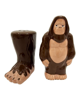 Ceramic Big Foot and Foot Salt & Pepper