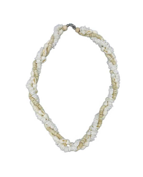 White Shell/Coco twist Necklace