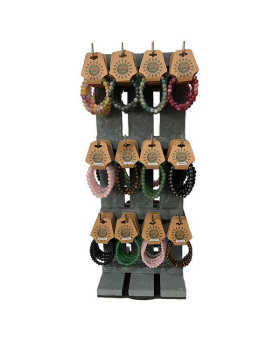 Assorted Genuine Bracelets with Display