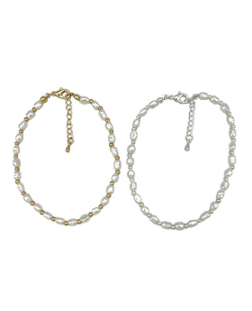 Faux Pearl Anklet