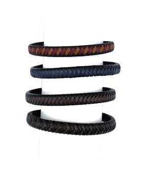 4 Assorted leather-like Bracelets 