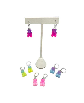 Resin Gummy Bear Earrings
