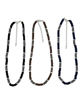 Fimo beaded Necklace with Shell and Hematite beads