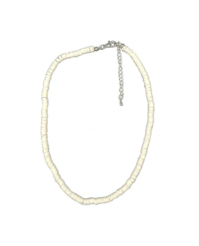 15" Round 5mm Fimo beaded Necklace