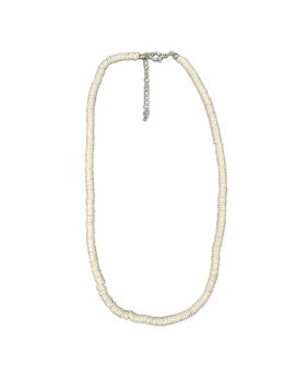 18" Round 5mm  Fimo beaded Necklace 