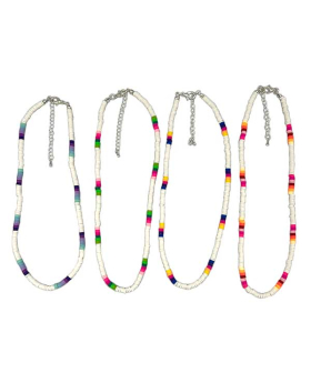 4mm Fimo beaded Necklace