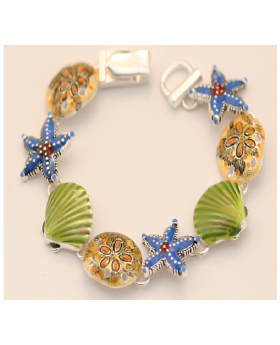 Enamel Sealife Bracelet
