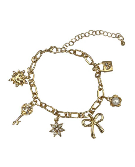 Gold Lucky Sharm Bracelet