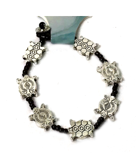 Silver Turtles bracelet