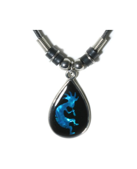Kokopelli Paua Necklace