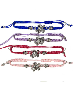 Macrame Turtle Bracelet assorted
