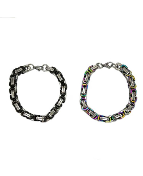 2 Assorted heavy link chain Bracelet