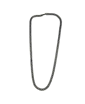 BlackHematite Heavy chain Necklace