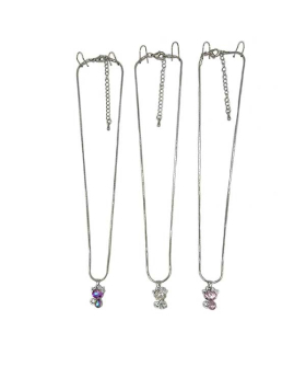 Assorted Crystal Cat Necklace